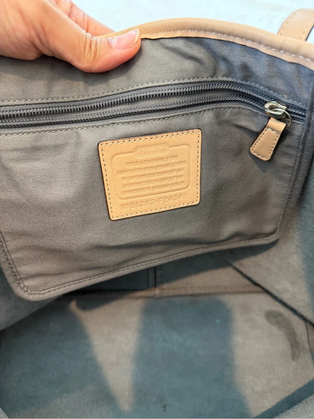 Coach Park Metro Leather Tote